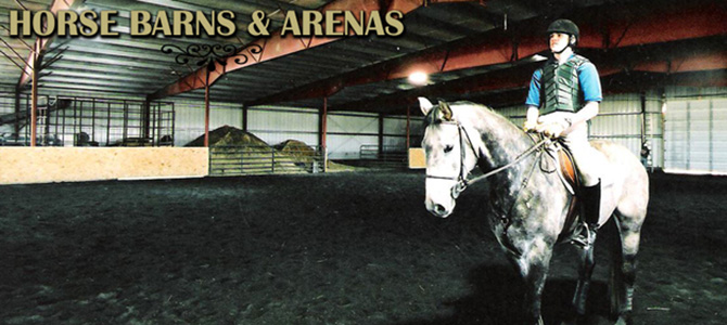 horse barns and arenas